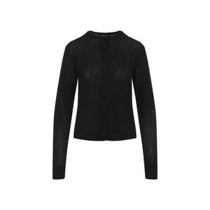 Fabiana Filippi Button-Down Black Knit Sweater With Luxurious Blend - NWT